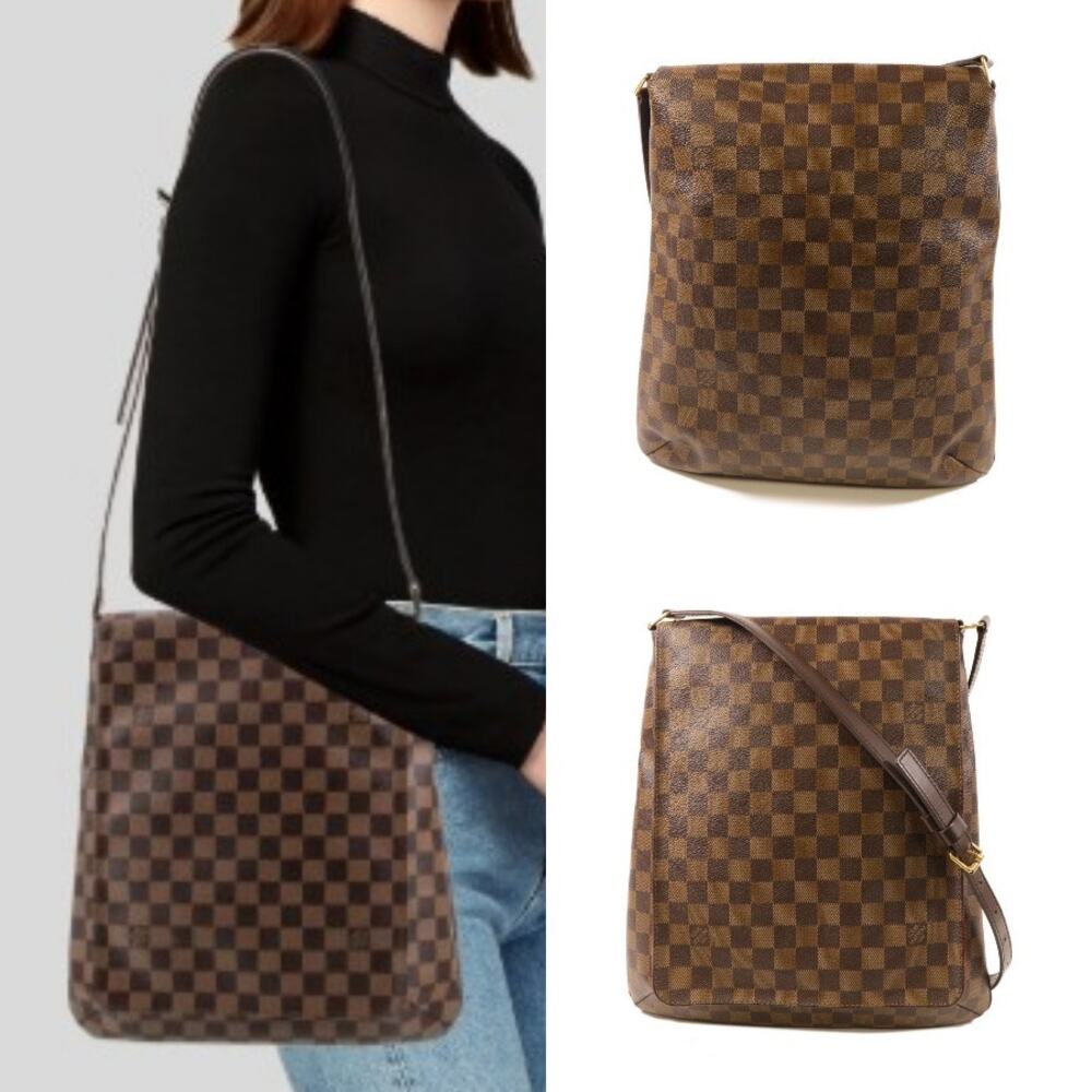 💎✨Authentic✨💎Louis Vuitton Musette GM Damier Ebene Crossbody bag